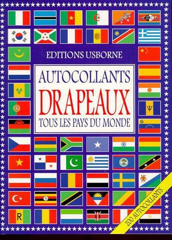 Couverture du livre « Autocollants nature drapeaux » de Lisa Miles aux éditions Usborne