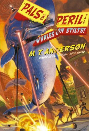 Couverture du livre « Whales on Stilts! » de M. T. Anderson aux éditions Beach Lane Books