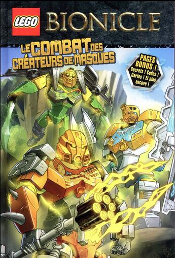 Couverture du livre « Lego Bionicle T.2 ; le combat des créateurs de masques » de  aux éditions Hachette Comics