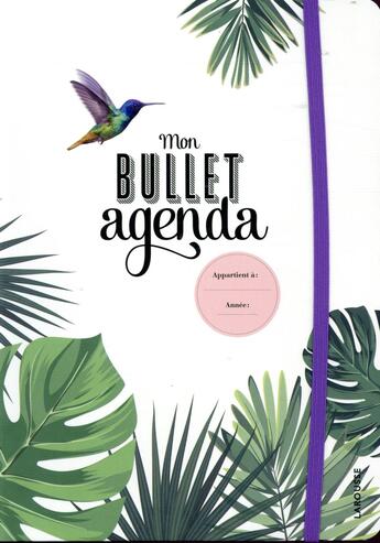 Couverture du livre « Mon bullet agenda 2019 » de  aux éditions Larousse