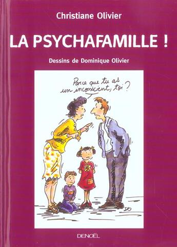 Couverture du livre « La psychafamille » de Christiane Olivier aux éditions Denoel