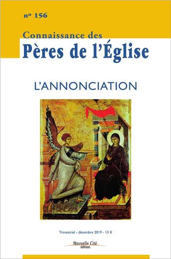 Couverture du livre « Cpe 156 l'annonciation » de  aux éditions Nouvelle Cite