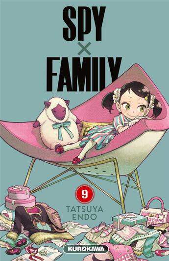 Couverture du livre « Spy x family Tome 9 » de Tatsuya Endo aux éditions Kurokawa