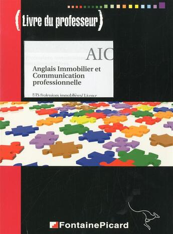 Couverture du livre « Livre Professeur Anglais Immobilier Et Comm. Professionnelle » de Arie-Savarit.. aux éditions Fontaine Picard