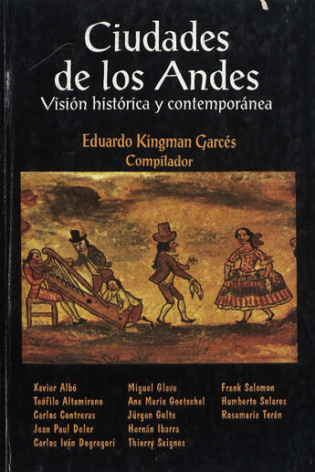 Couverture du livre « Ciudades de los Andes » de Eduardo Kingman Garces aux éditions Epagine