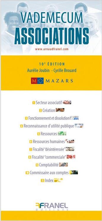 Couverture du livre « Vademecum ; des associations (10e édition) » de Aurelie Joubin aux éditions Arnaud Franel