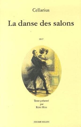 Couverture du livre « La danse des salons » de Cellarius aux éditions Millon