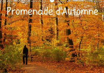 Couverture du livre « Promenade d'Automne (Calendrier mural 2017 DIN A3 horizontal); une promenade haute en couleurs et pleine de sérénité » de Michel Angot aux éditions Calvendo