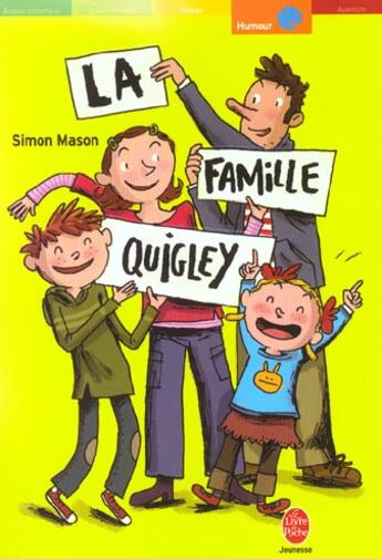 Couverture du livre « La famille quigley » de Masson-S aux éditions Le Livre De Poche Jeunesse