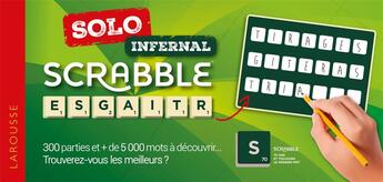 Couverture du livre « Scrabble solo infernal » de  aux éditions Larousse