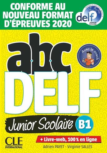 Couverture du livre « Abc delf junior niv.b1 + livret+cd nelle edition » de  aux éditions Cle International