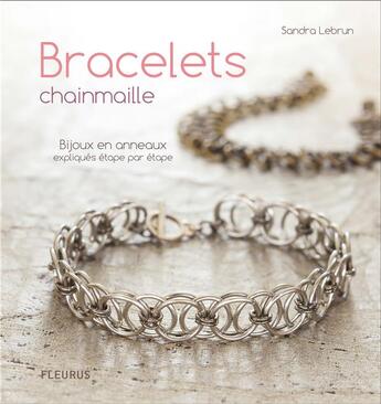 Couverture du livre « Bijoux chainmaille » de Sandra Lebrun aux éditions Fleurus