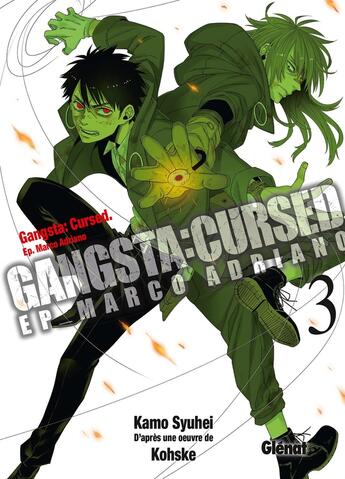 Couverture du livre « Gangsta cursed Tome 3 » de Syuhei Kamo aux éditions Glenat