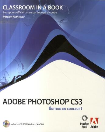 Couverture du livre « Photoshop cs3 ciab editioncouleur » de  aux éditions Informatique Professionnelle