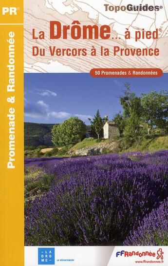 Couverture du livre « Drôme à pied ; 26 - pr - d026 (édition 2010) » de  aux éditions Ffrp