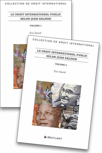 Couverture du livre « Le droit international public selon Jean Salmon » de Eric David aux éditions Bruylant