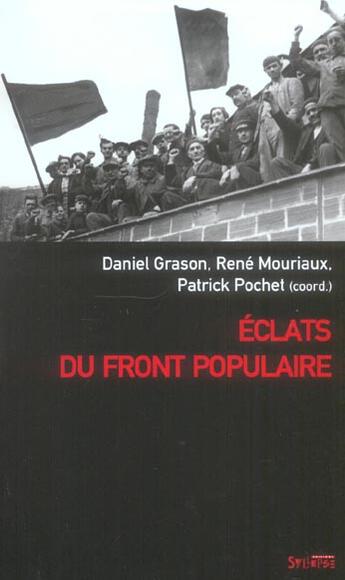 Couverture du livre « Eclats du front populaire » de Grason Daniel aux éditions Syllepse