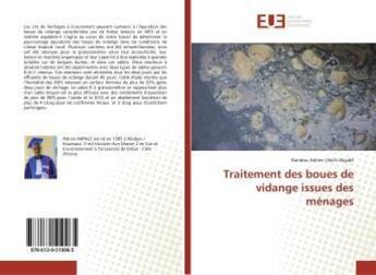 Couverture du livre « Traitement des boues de vidange issues des menages » de  aux éditions Editions Universitaires Europeennes