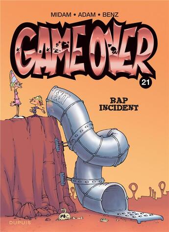 Couverture du livre « Game over Tome 21 : rap incident » de Midam aux éditions Dupuis