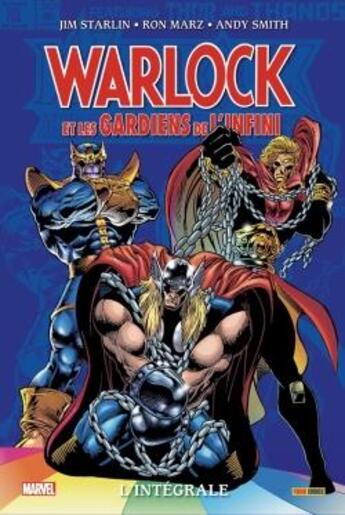 Couverture du livre « Warlock & les gardiens de l'infini : Intégrale vol.3 : 1993-1994 » de Jim Starlin et Andy Smith et Ron Marz et Roy Thomas et Tom Grindberg et M.C. Wyman aux éditions Panini