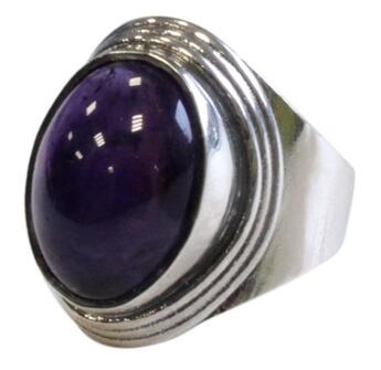 Couverture du livre « Bague amethyste argent 925 manika t53 » de  aux éditions Dg-exodif