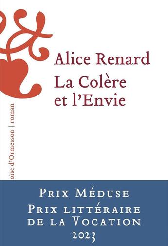 Couverture du livre « La colère et l'envie » de Alice Renard aux éditions Heloise D'ormesson