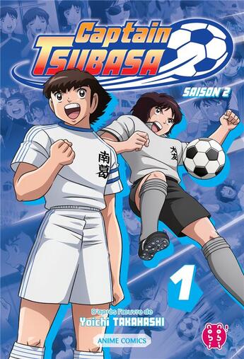 Couverture du livre « Captain Tsubasa saison 2 Tome 1 » de Yoichi Takahashi aux éditions Nobi Nobi