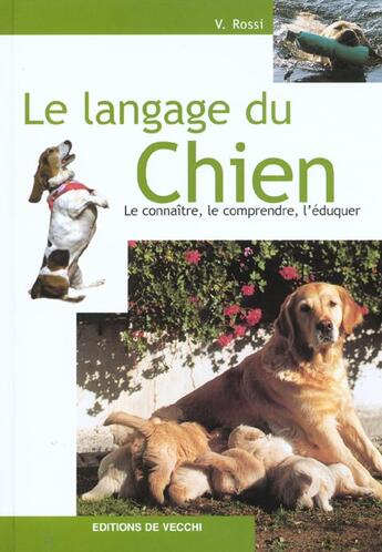 Couverture du livre « Langage du chien (le) relie » de Rossi aux éditions De Vecchi