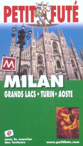 Couverture du livre « Milan lombardie et grands lacs 2003, le petit fute (édition 2003) » de Collectif Petit Fute aux éditions Le Petit Fute