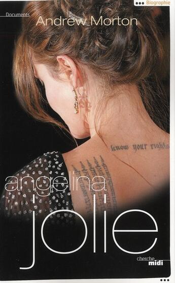 Couverture du livre « Angelina Jolie » de Andrew Morton aux éditions Cherche Midi