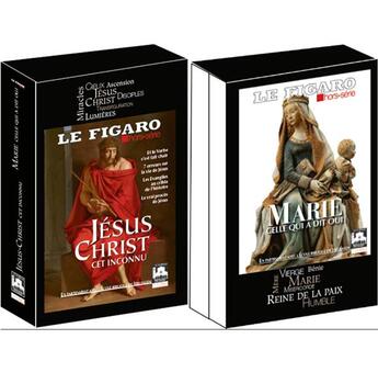 Couverture du livre « Marie, celle qui a dit oui et Jésus-Christ, cet inconnu » de Le Figaro aux éditions Societe Du Figaro