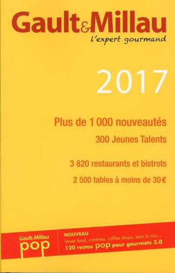 Couverture du livre « Guide Gault & Millau France (édition 2017) » de Gault&Millau aux éditions Gault&millau