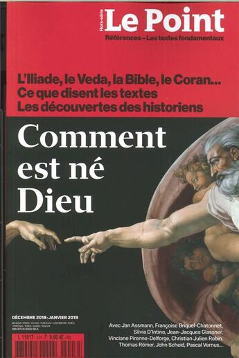 Couverture du livre « Le point hs n 3 anthologie - comment est ne dieu - decembre 2018 » de  aux éditions Le Point