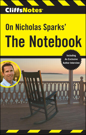 Couverture du livre « CliffsNotes on Nicholas Sparks' The Notebook » de Wasowski Richard P aux éditions Houghton Mifflin Harcourt