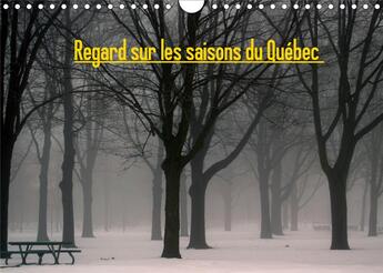 Couverture du livre « Regard sur les saisons du quebec calendrier mural 2020 din a4 horizontal - petit voyage au fil des s » de Angel Vallee aux éditions Calvendo