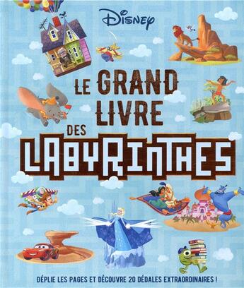 Couverture du livre « Le grand livre des labyrinthes » de Disney aux éditions Disney Hachette