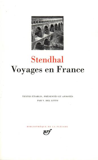 Couverture du livre « Voyages en France » de Stendhal aux éditions Gallimard