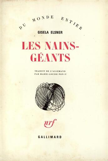 Couverture du livre « Nains-Geants » de Gisela Elsner aux éditions Gallimard