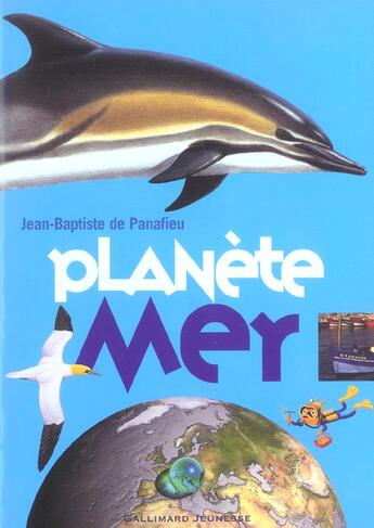 Couverture du livre « Planete mer » de Panafieu J-B. aux éditions Gallimard-jeunesse