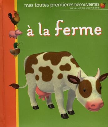 Couverture du livre « À la ferme » de Hallensleben/Nesme aux éditions Gallimard-jeunesse