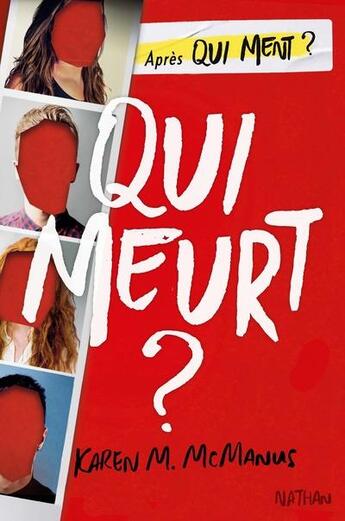 Couverture du livre « Qui meurt ? » de Karen M. Mcmanus aux éditions Nathan