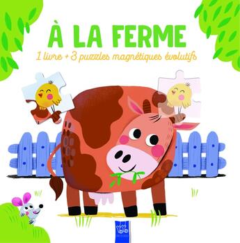 Couverture du livre « La ferme livre et puzzle » de  aux éditions Yoyo Books