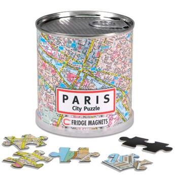 Couverture du livre « City puzzle paris 100 pieces magnetiques » de  aux éditions Kasprowski