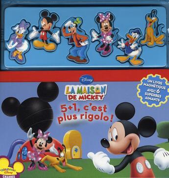 Couverture du livre « La maison de Mickey ; 5+1, c'est rigolo ! » de Disney aux éditions Disney Hachette