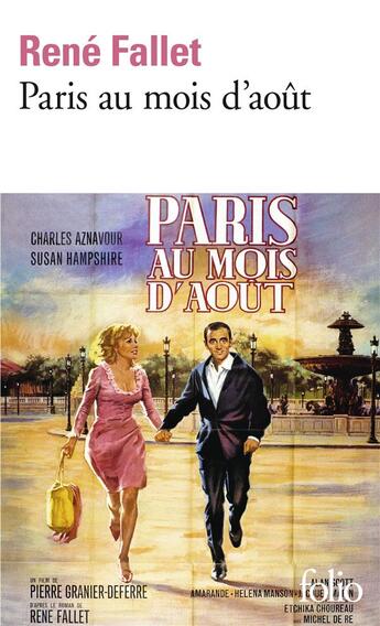 Couverture du livre « Paris au mois d'août » de René Fallet aux éditions Folio