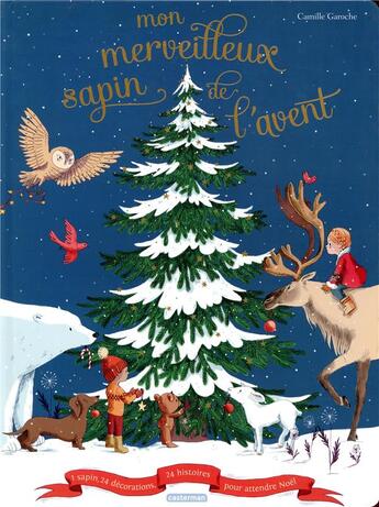 Couverture du livre « Mon merveilleux sapin de l'avent » de Camille Garoche aux éditions Casterman