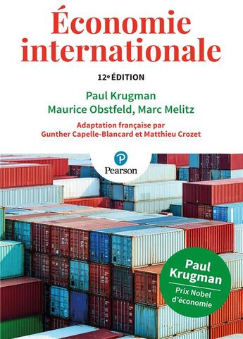 Couverture du livre « Économie internationale (12e édition) » de Paul Krugman et Maurice Obstfeld et Marc Melitz aux éditions Pearson