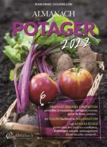 Couverture du livre « Almanach du potager (édition 2022) » de  aux éditions Creations Du Pelican