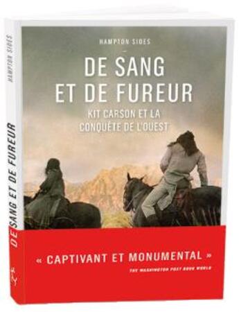 Couverture du livre « De sang et de fureur ; Kit Carson et la conquête de l'Ouest » de Hampton Sides aux éditions Paulsen