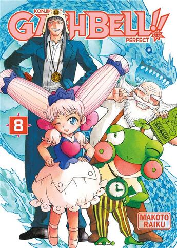 Couverture du livre « Gash bell!! - perfect edition Tome 8 » de Makoto Raiku aux éditions Meian